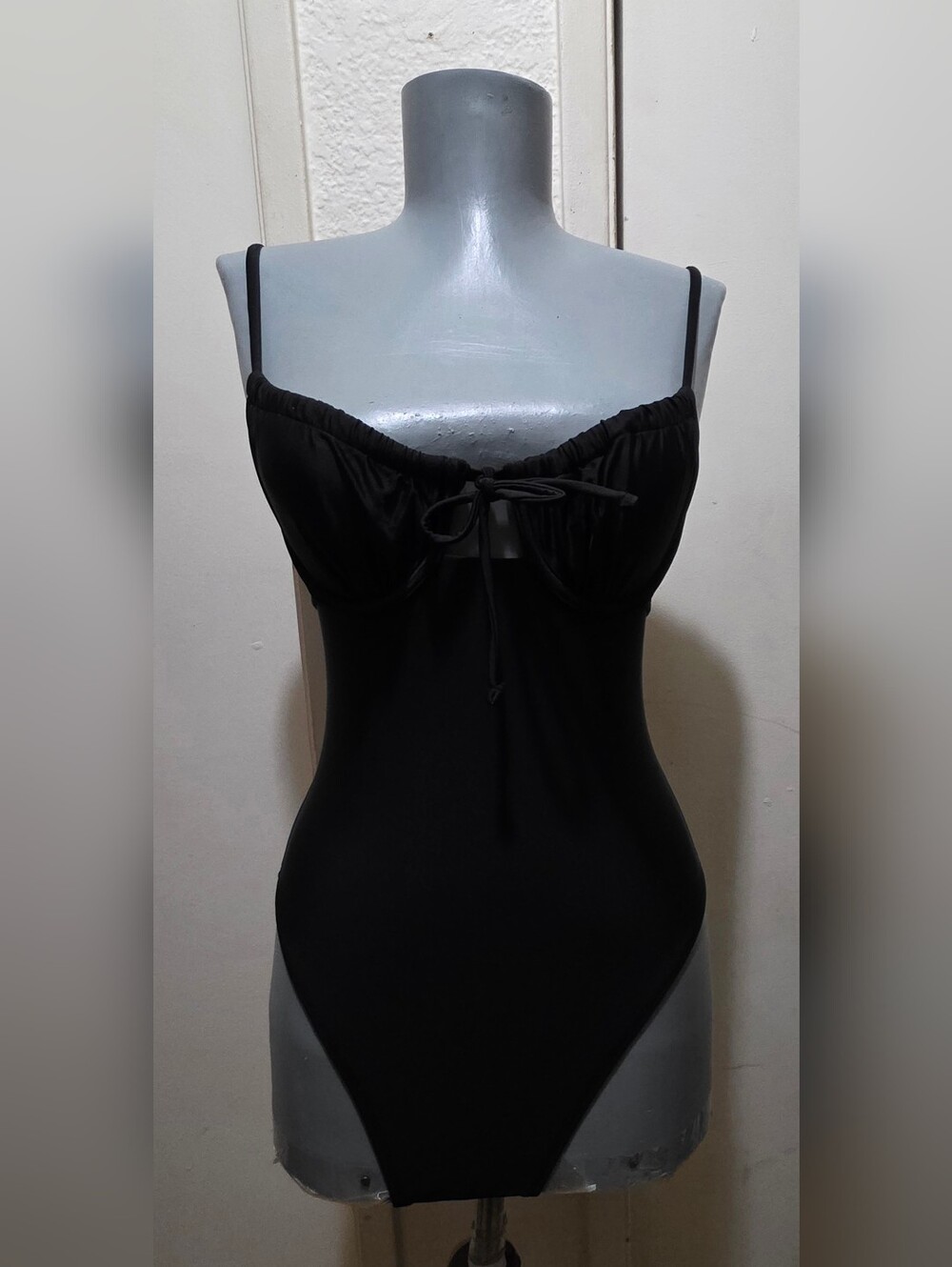 xhilaration one piece swimsuit black size s. Nwt.